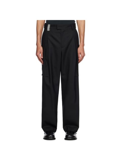 Black Wide-Leg Trousers