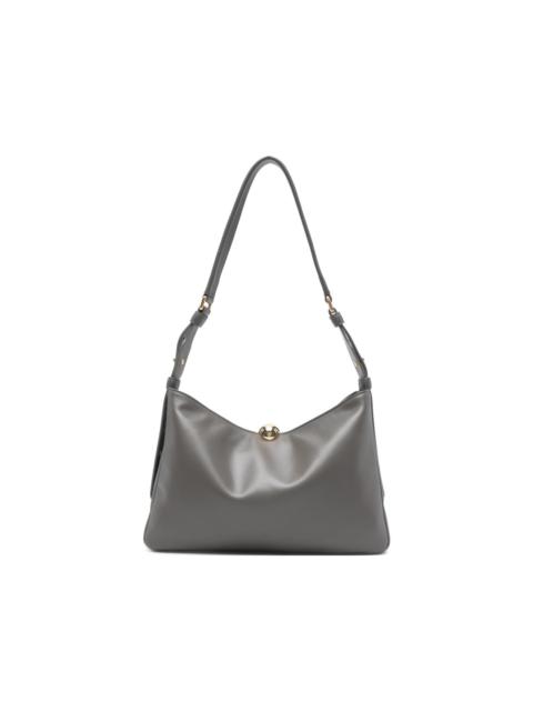 urban-grey sphere-detail shoulder bag