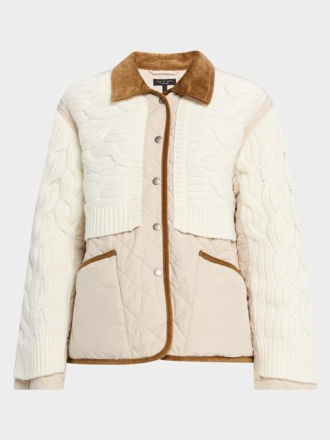 Ivy Mixed-Media Jacket