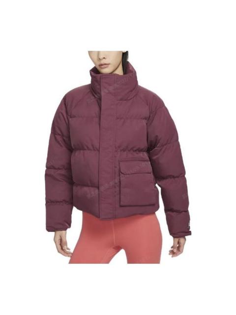 (WMNS) Air Jordan Windproof Warm Cotton Jacket 'Purple' DR0547-645