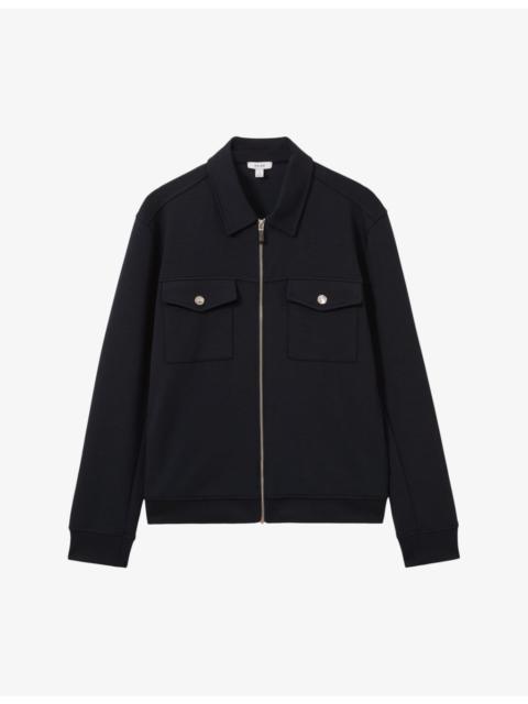 Medina double-knit stretch-jersey jacket