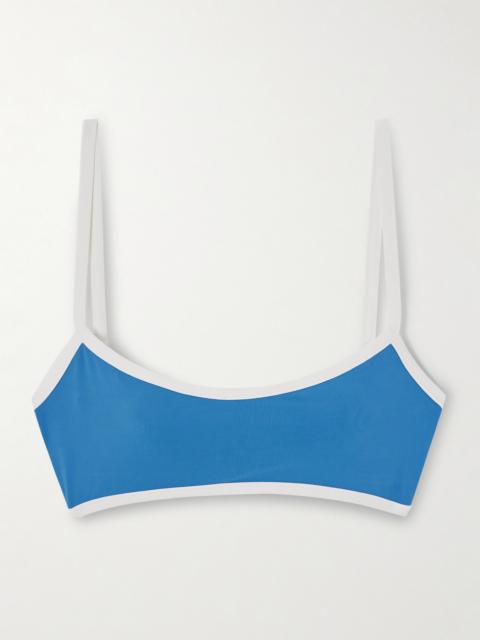 Ligne Two-tone Bikini Top