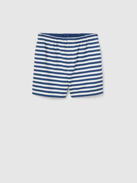 Printed GG cotton jacquard shorts