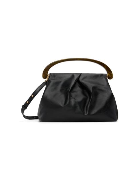 Black Large Top Handle Bag