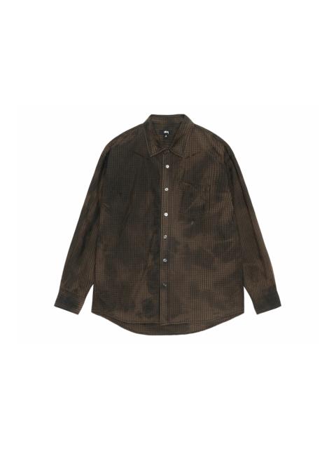 Stussy Classic Ls Shirt Sprayed Tan