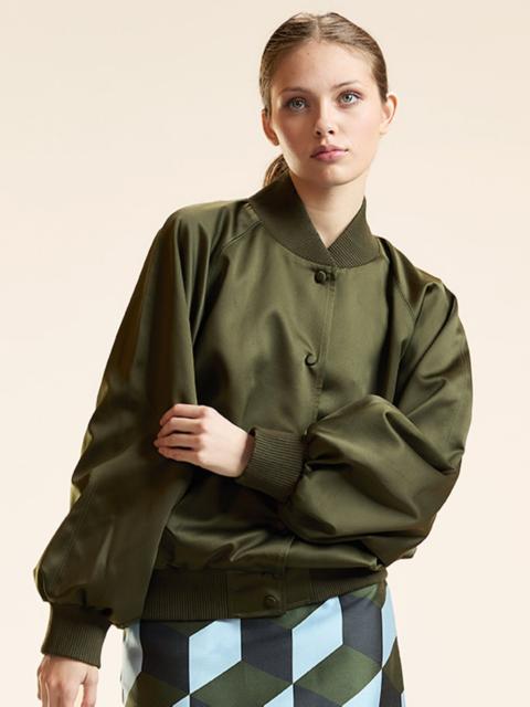 Satin Bomber Jacket