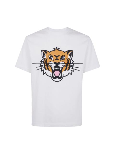 Tiger-print T-shirt