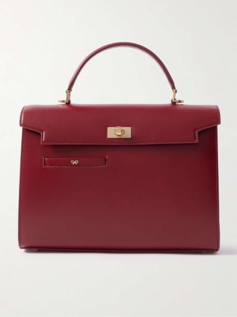 Mortimer leather tote Red