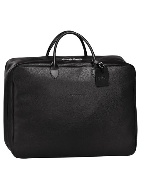 Le Foulonné S Suitcase Black - Leather