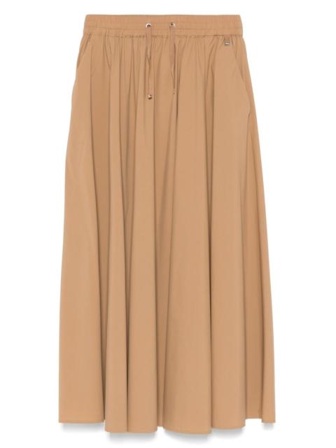 A-line midi skirt