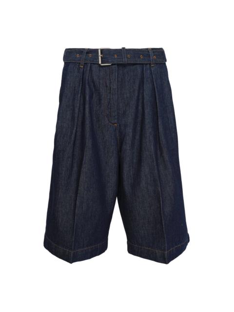 Loose Fit Belted Shorts