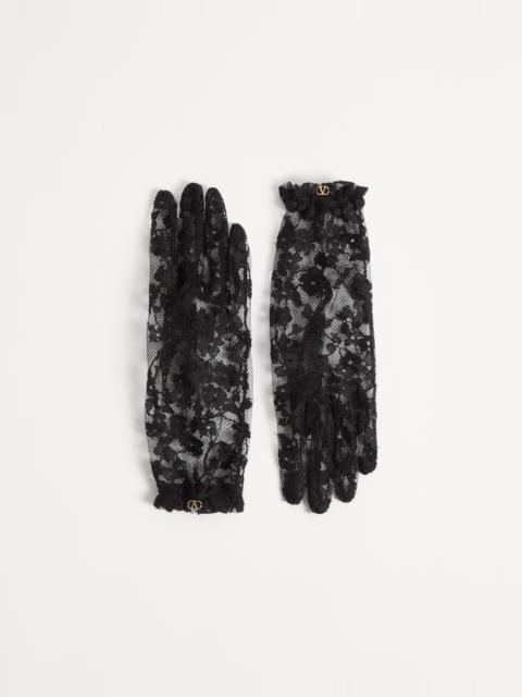 VLOGO SIGNATURE LACE GLOVES