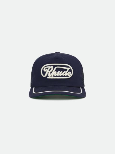 RHUDE PATCH TRUCKER HAT