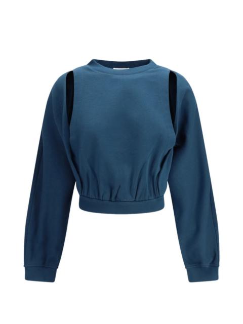 cropped sweatshirt