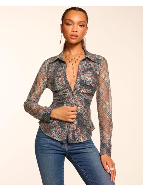 Hamilton Mesh Long Sleeve Top