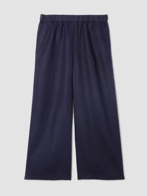 Organic Linen Wide-Leg Pant