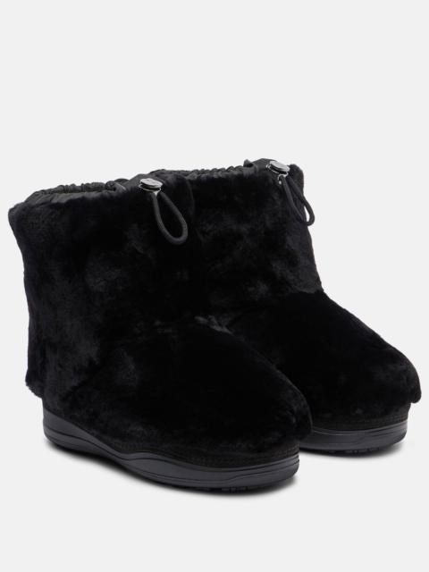 La Plagne shearling snow boots