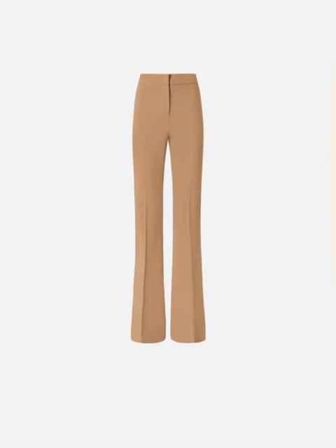 ELEGANT FLARED LINEN TROUSERS