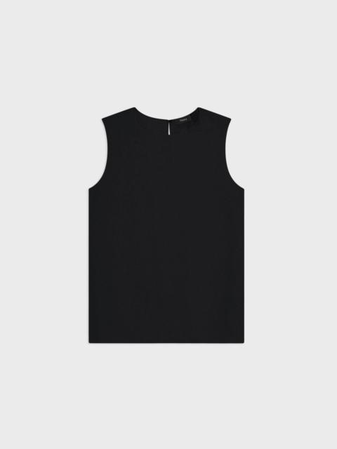 Shell Top in Silk Georgette