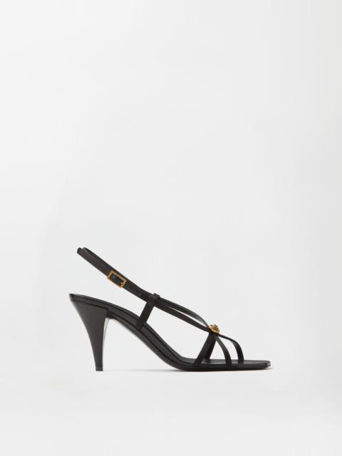 Valentina Satin Sandals 80 mm