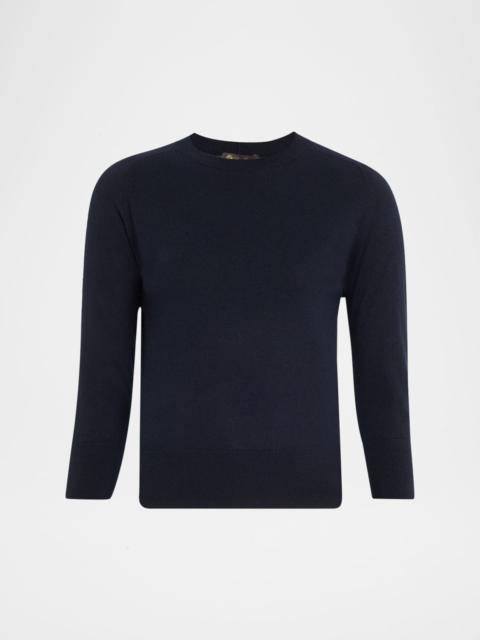 Girocollo Manica Neo Piuma Cashmere Sweater