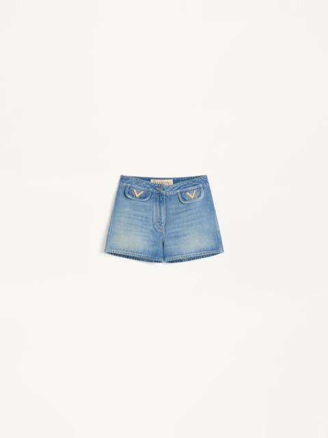 DENIM SHORTS