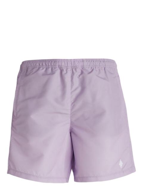 logo-embroidered swim shorts