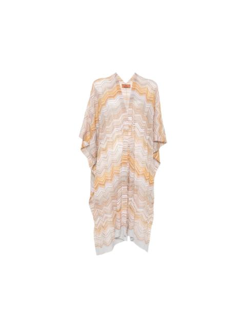 chevron-pattern scarf