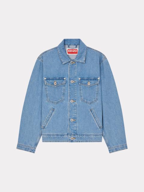 'Year of the Dragon' embroidered trucker jacket