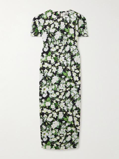 Sygne Floral-print Cotton-blend Midi Dress