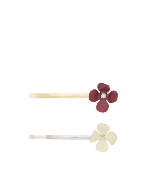 flower hair clip (set of two)