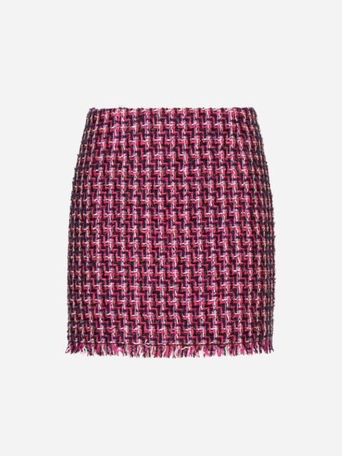 Tweed miniskirt