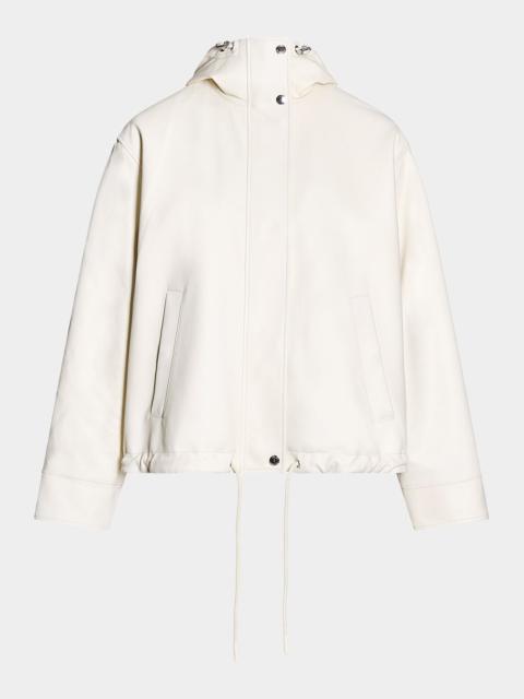 Lambskin Leather Technical Jacket