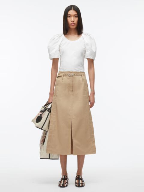 Bloom Sleeve Scoop Neck Top