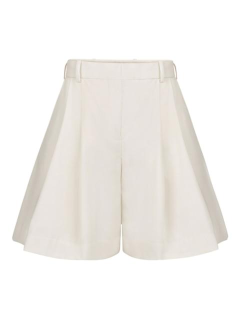 pleated shorts
