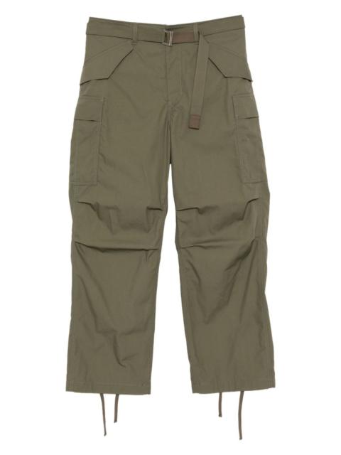 belted cargo pants