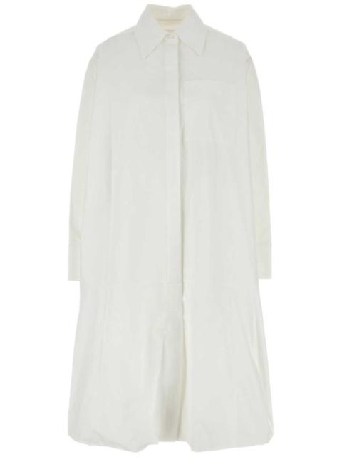 poplin shirt midi dress