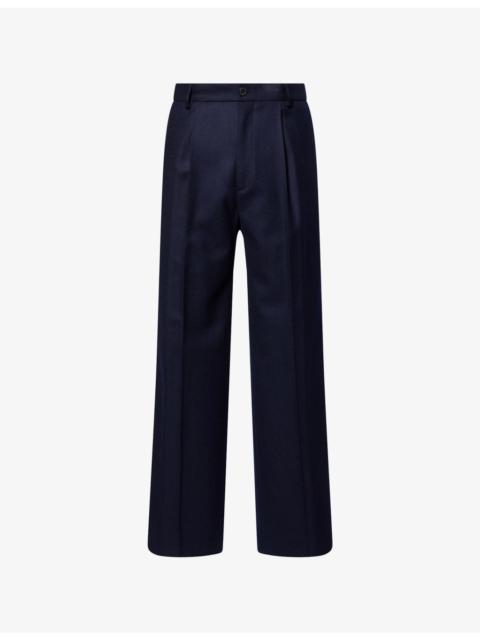 Penrud 2196 Straight-Leg Wool Trousers