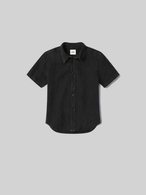 Cairo Short Sleeve Linen Shirt
In Washed Black
