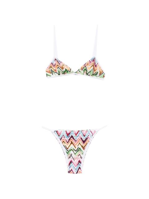 zigzag bikini set