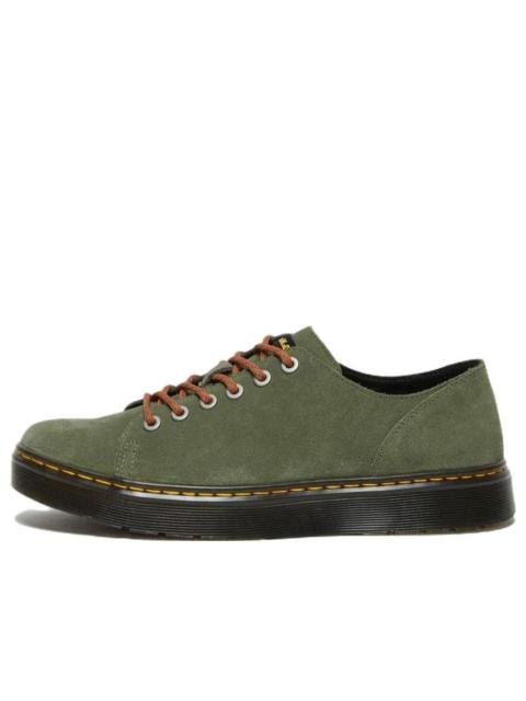 Dr. Martens Dante Suede Leather Shoes 'Khaki Green' 27780384