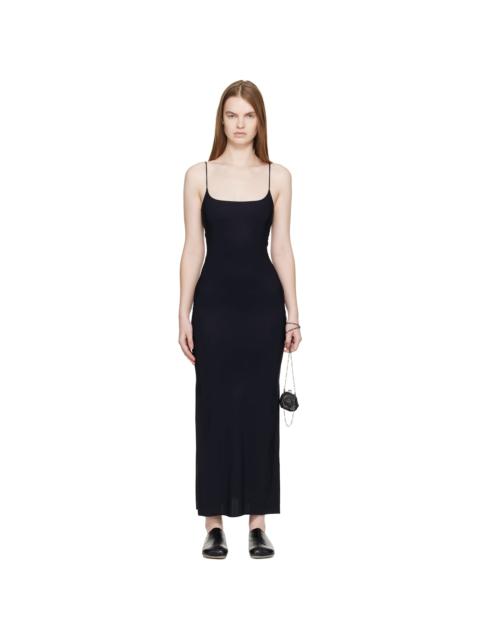 Black Long Jersey Maxi Dress