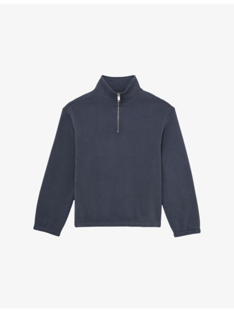Quinn Half-Zip Cotton-Blend Sweatshirt