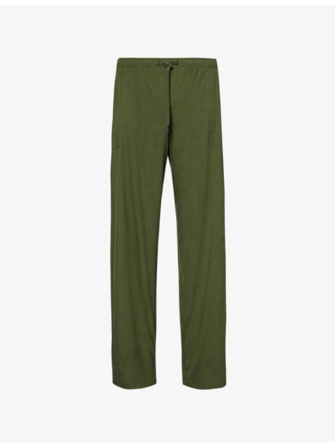 Basel 15 relaxed-fit straight-leg stretch-jersey pyjama bottoms