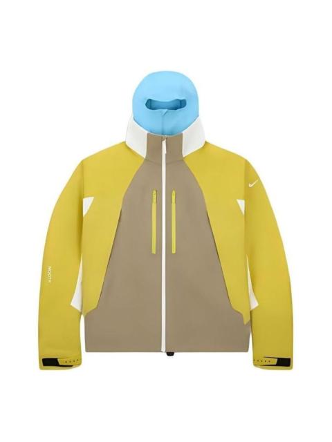 Nike x NOCTA Drake L'ART Balaclava Tech Jacket Asia Sizing 'Yellow Khaki' FD2161-247