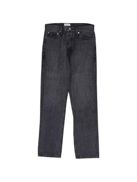 straight-fit denim jeans