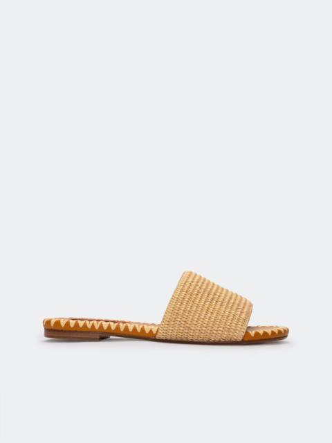 Raffia Salerno Sandal in Natural