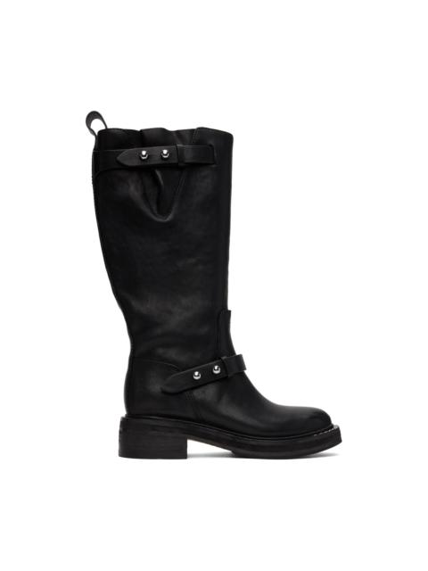 Black Moto Tall Boots