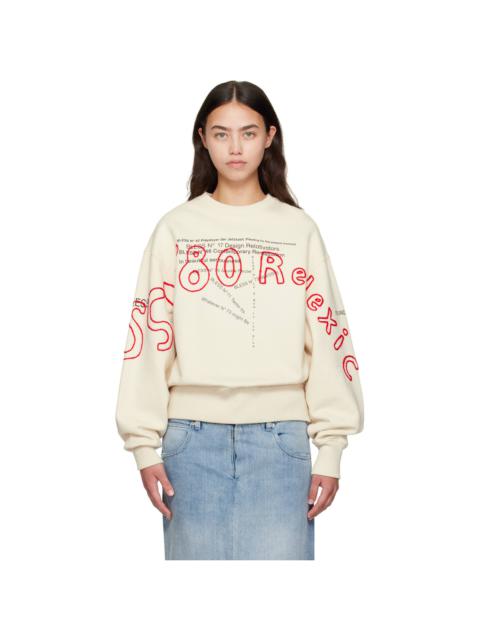 Beige Reflexic Multicollection Sweatshirt