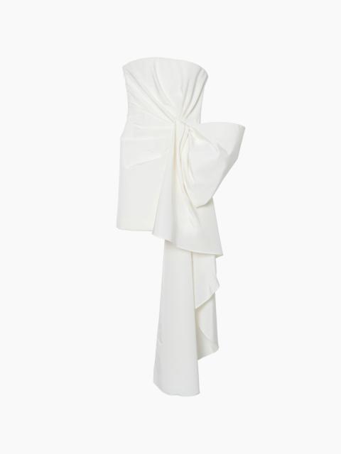 Strapless Mini Dress With Side Drape